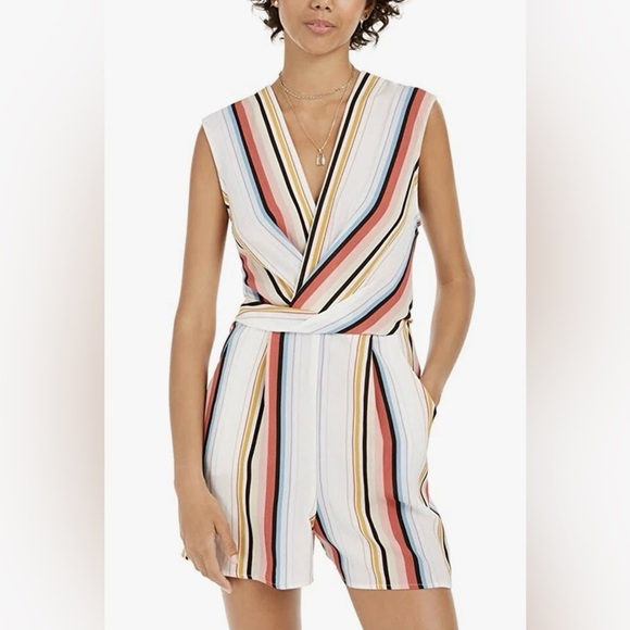 Speechless Pants - Speechless Multicolor Striped Romper